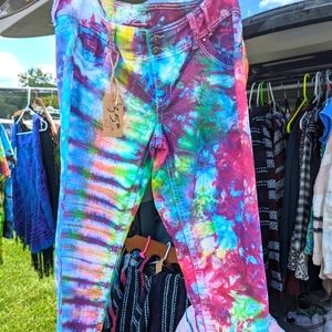 Tye dye women's pants size 15